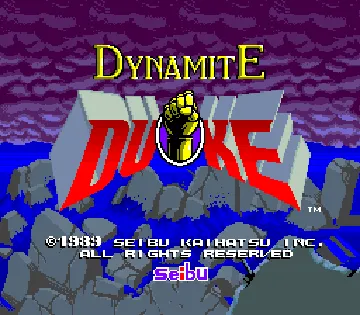 Dynamite Duke screen shot title